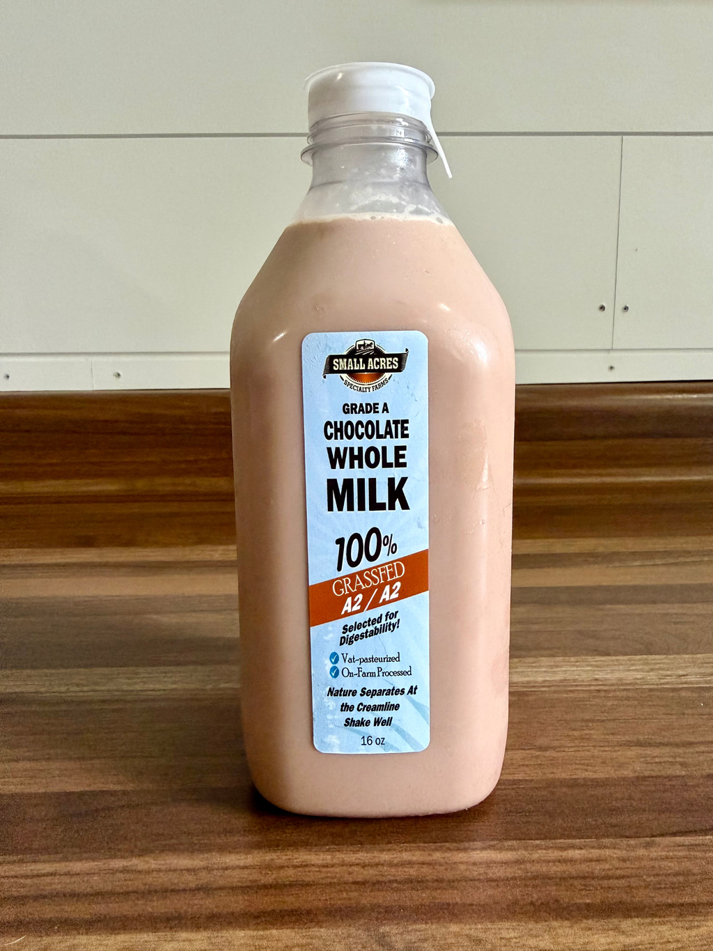 Organic A2/A2 Grass-Fed Chocolate Milk — 32 oz.