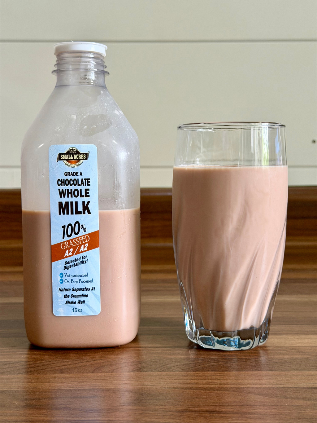 Organic A2/A2 Grass-Fed Chocolate Milk — 32 oz.