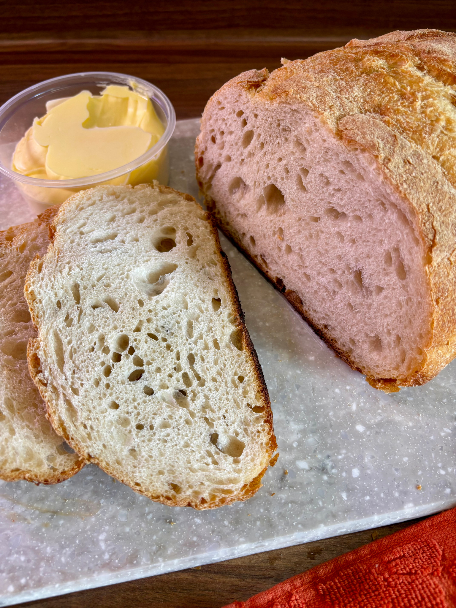 Sourdough White Wheat Bread — Freshly Baked Loaf