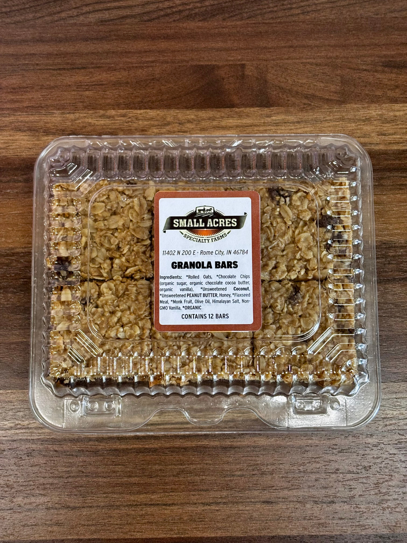 Organic Granola Bars — 12 ct.