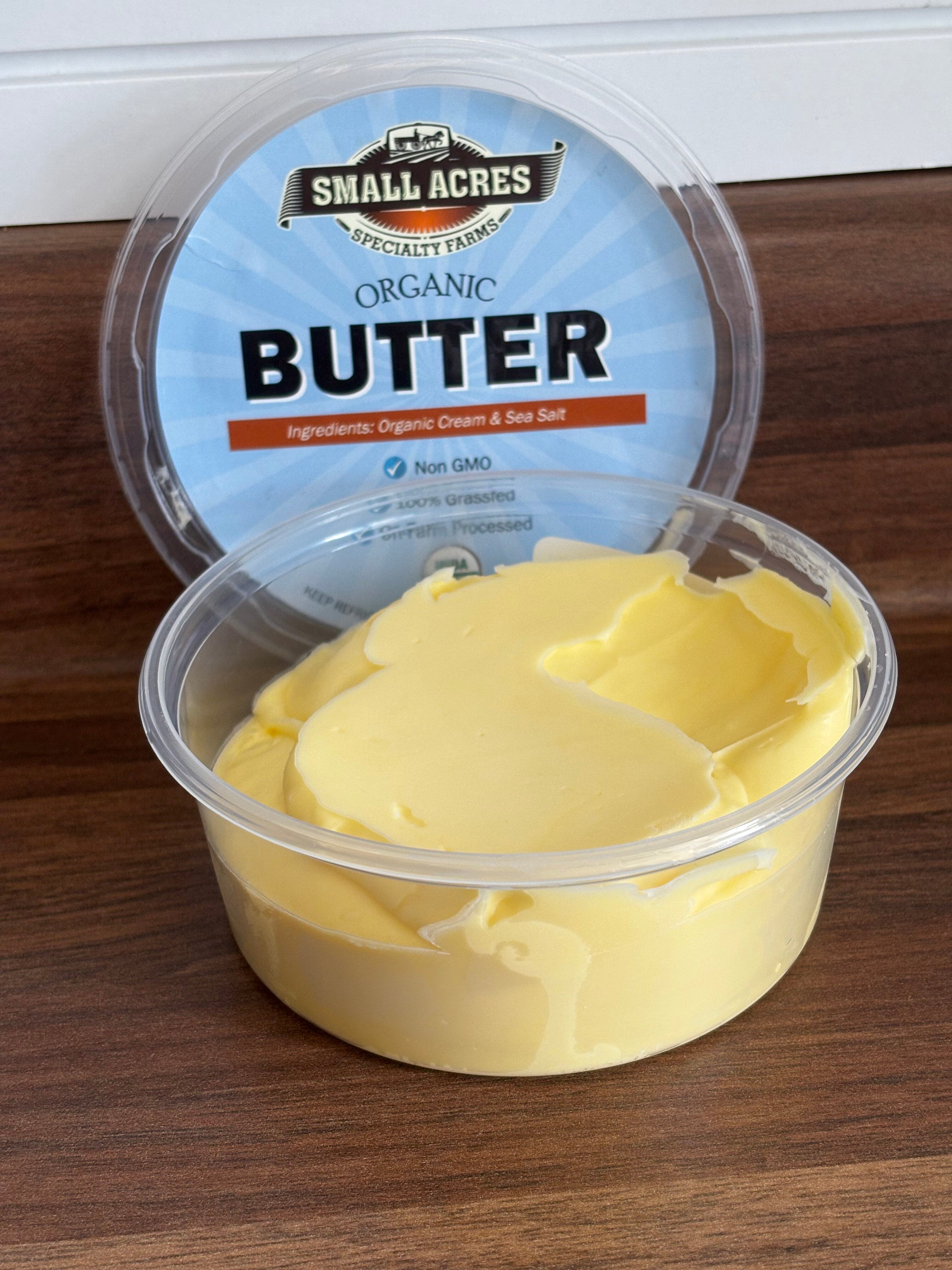 Organic Grass-Fed Butter — 8 oz.