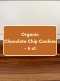 Organic Chocolate Chip Cookies — 6 ct.